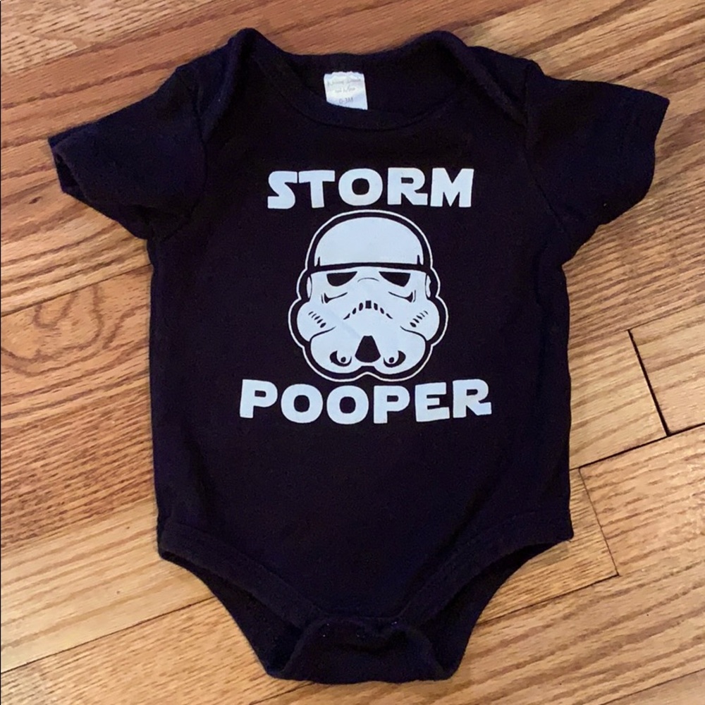 Star Wars Storm Pooper Onsie Size 0-3M